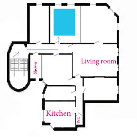 200 Sqm Apartment, With 4 Separate Rooms, Each For 2 People * Copenhagen